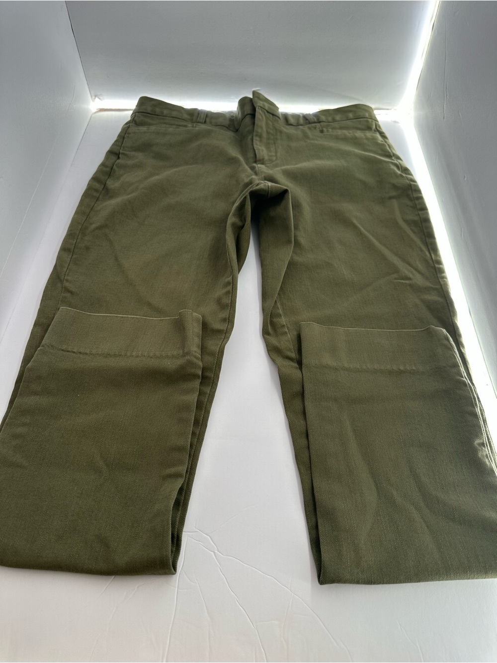 Banana Republic Sloan Pants Olive Green Slim Fit Size 6 Work Career Chic
